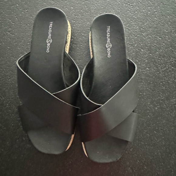 Treasure & Bond Carter Snake Print Platform Sandals- size 8! Never worn! - Picture 2 of 13